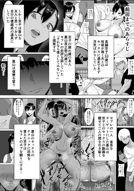 淫乱浮気女を寝取って肉便器にした話 【モザイク修正版】 〜気の強い傲慢人妻 真鍋京子2〜1