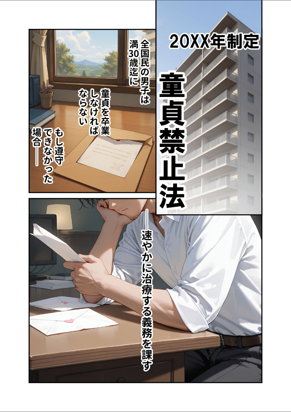 童貞撲滅!セックス・クリニック 〜白衣の天使に痴療された僕の童貞〜 モザイク版 画像1