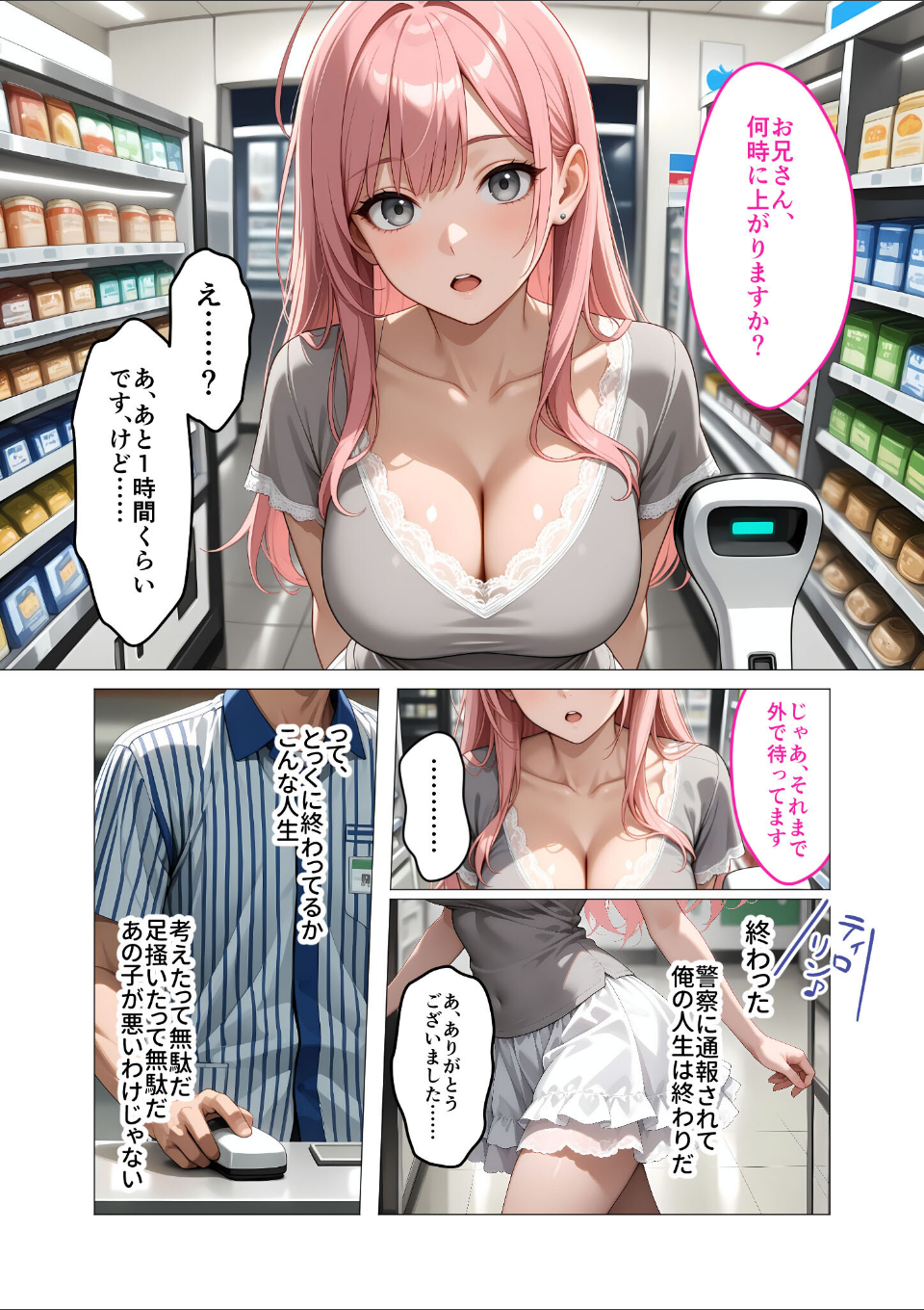 お客様はおっぱいです。 (1) 〜愛欲MAX!現役JDえんじぇるに甘え堕ち〜モザイク版 画像7