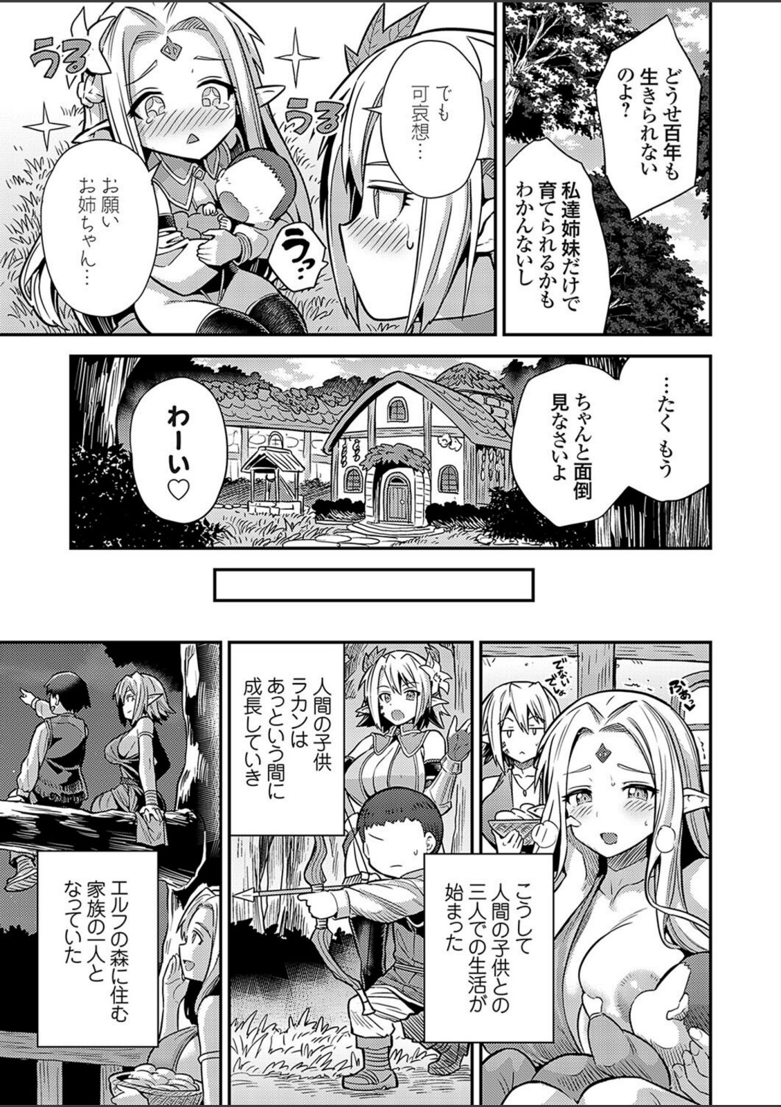 ヤろう系ファンタジー ボテハラクエスト2 エルフ姉妹と孕ませの森【日月ネコ】 画像3