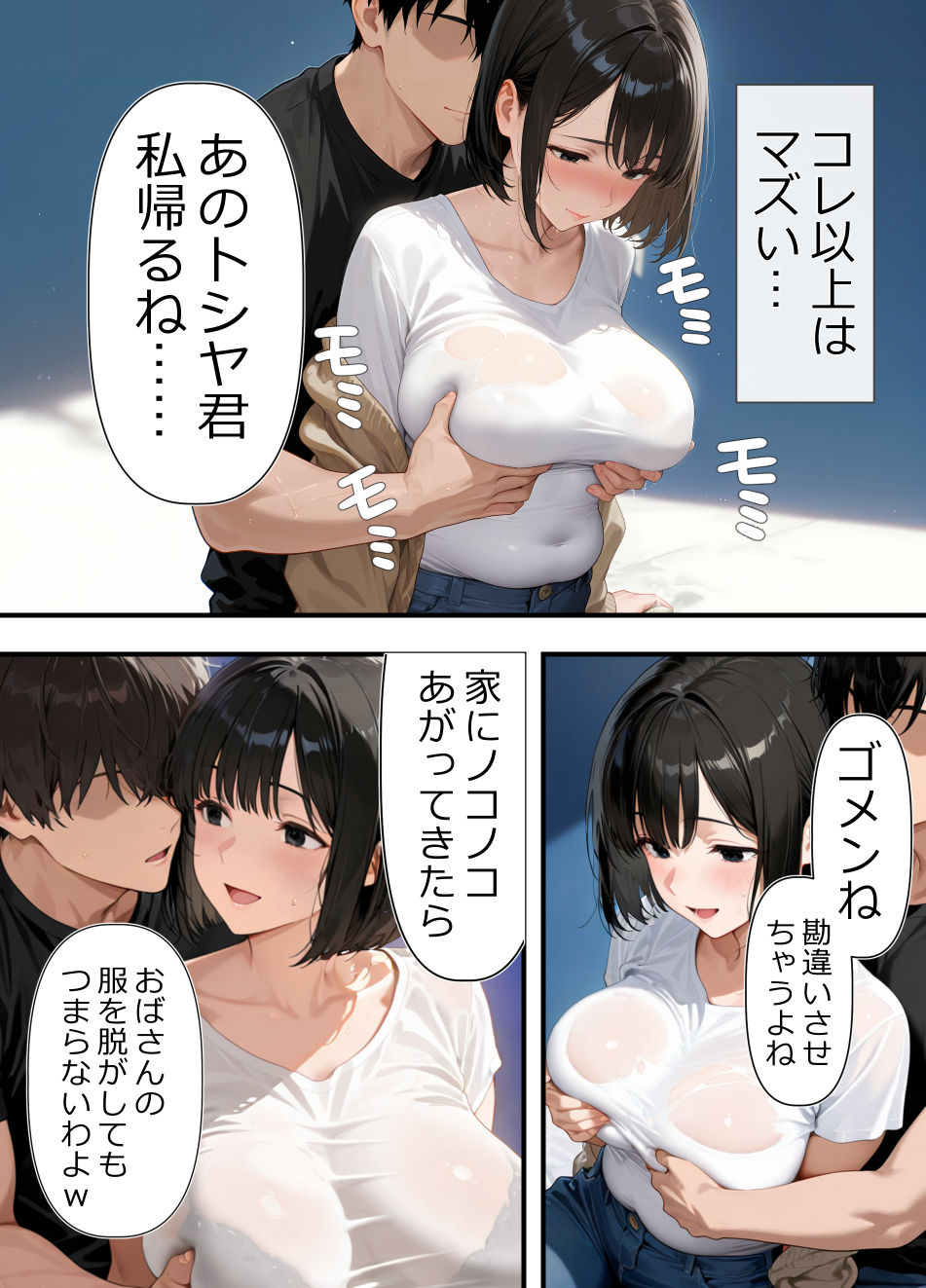 バイト先の人妻（39歳）をお持ち帰りして、 久しぶりのチンポに、本能ムキ出しで中出し懇願してきた（笑）【ママか人妻か。】 画像7