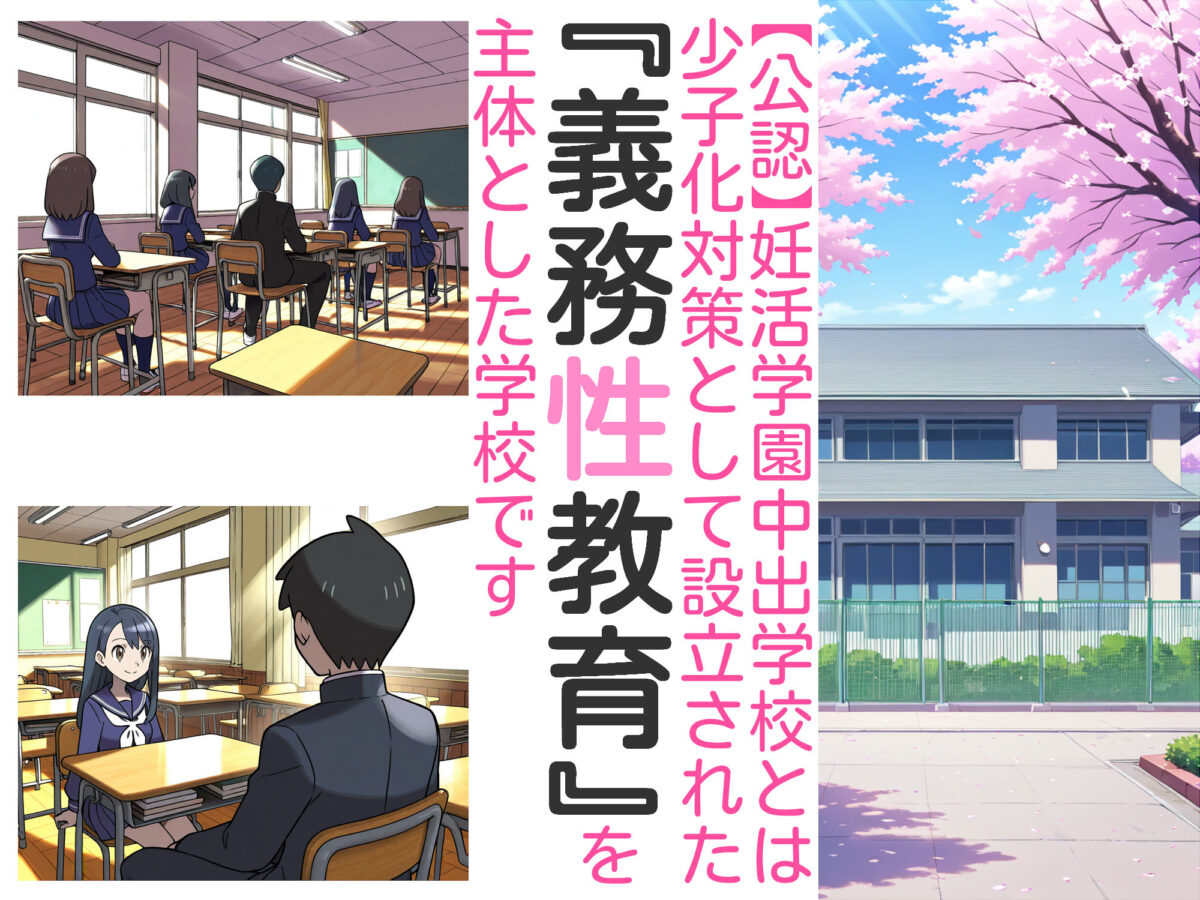 義務性教育〜妊娠すると卒業できる学校〜【私立 ななつ星中】 画像1