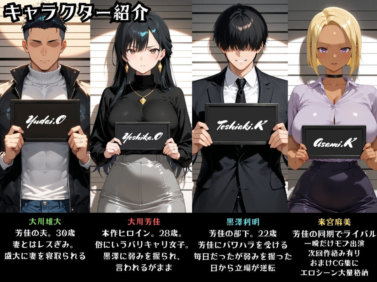 【完堕ち編】パワハラ人妻上司 復讐NTR調教 〜弱みを握られて言いなりに〜【性癖解放区リビドガル】 画像1