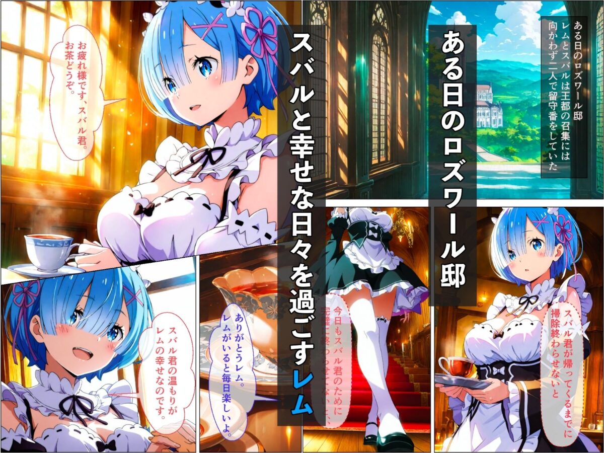 一途なレムがキモ男に弱みを握られて調教されて寝取られる話【メロンパンナ】 画像1