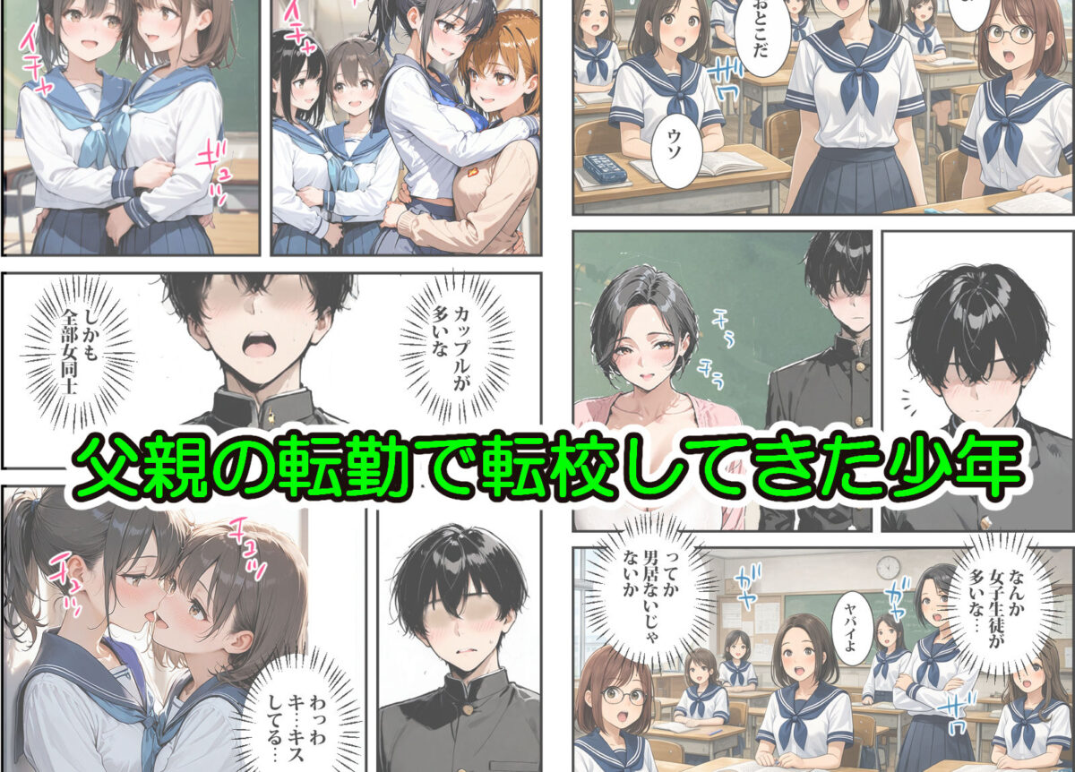 転校した学校は貞操逆転の学校だった【東京漫画研究所】 画像1