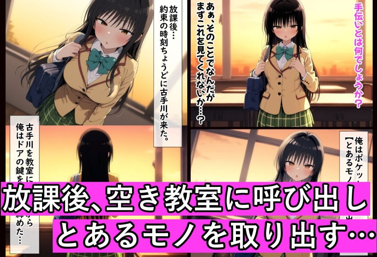 黒髪風紀委員を催●スマホで【俺のモノ】にして孕ませる【あいあーと】 画像2