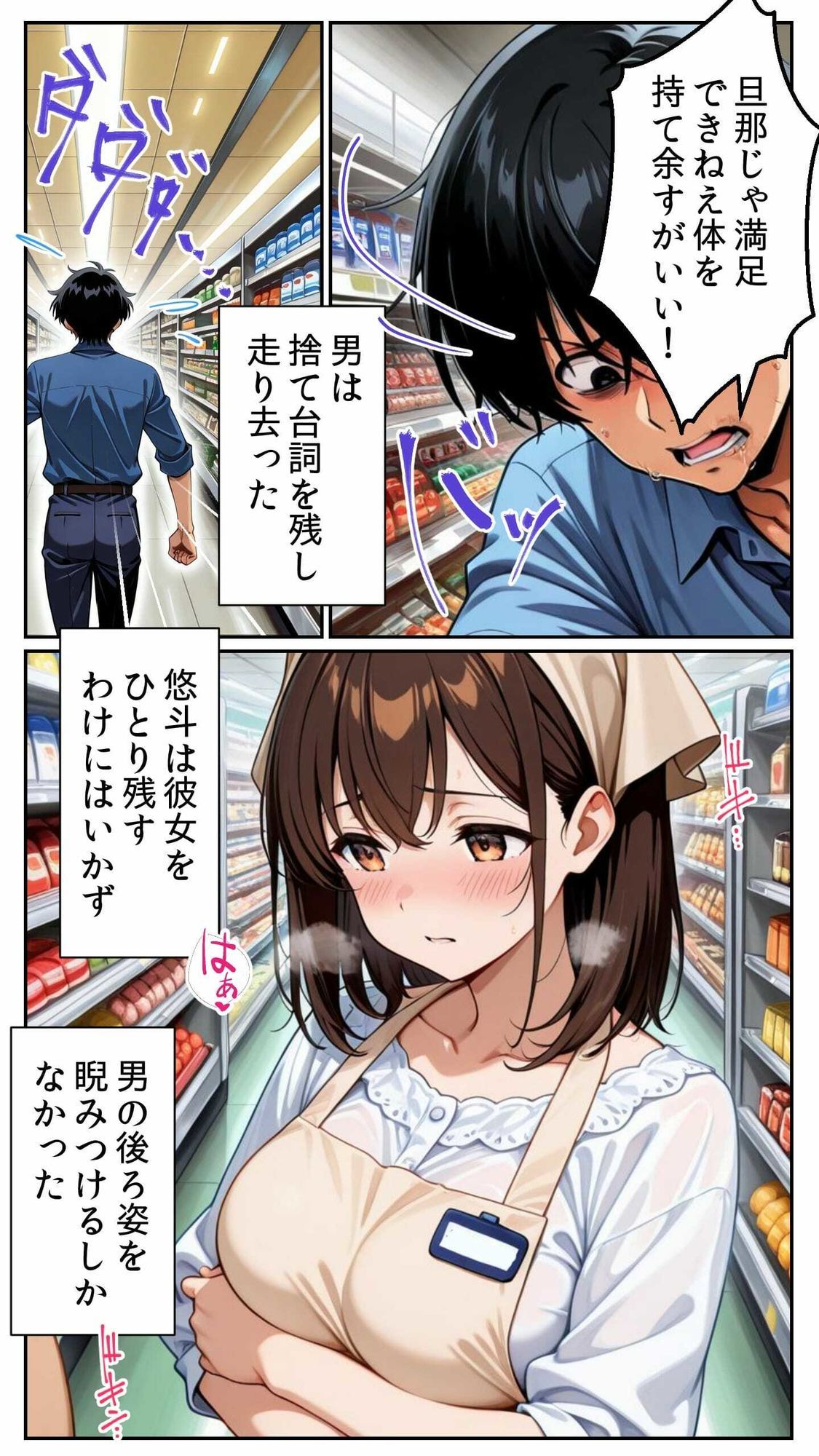 人妻パートさんと禁断の媚薬NTR 〜20歳の若妻がスーパーで乱れる午後〜【とろとろコミック】 画像5