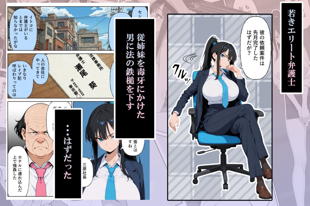 性犯罪者と戦う女弁護士 自分がハメられてメス堕ち人生終了【シズワークス】 画像2