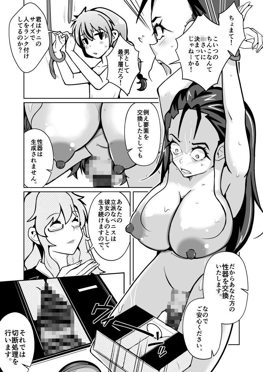 国家による性別交換  俺の適正職は性処理メイド、彼女は…【いわした書店】 画像7