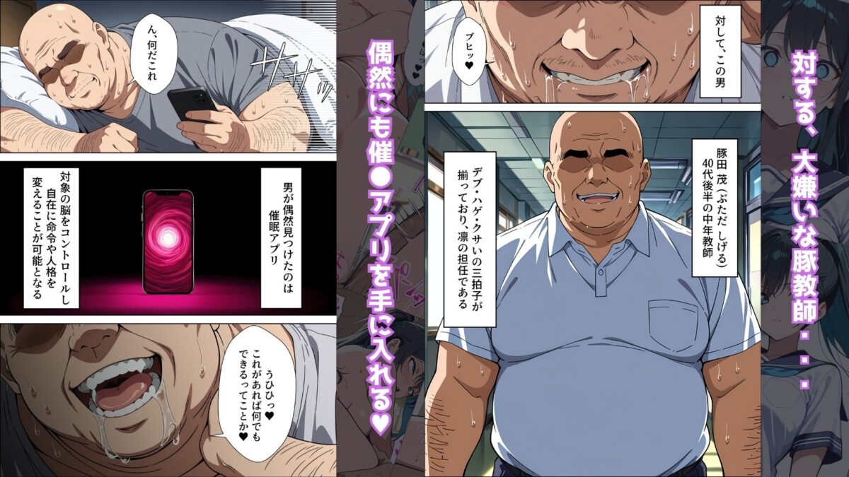 【催●アプリ】〜清楚な生徒会長が大嫌いな豚教師に常識改変されておち●ぽ大好きにさせられる話〜【たゆたう本舗】 画像2