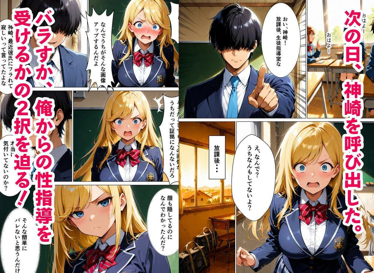 裏アカがバレて、一軍ギャルが放課後先生に性指導された話【ちょこみん】 画像4
