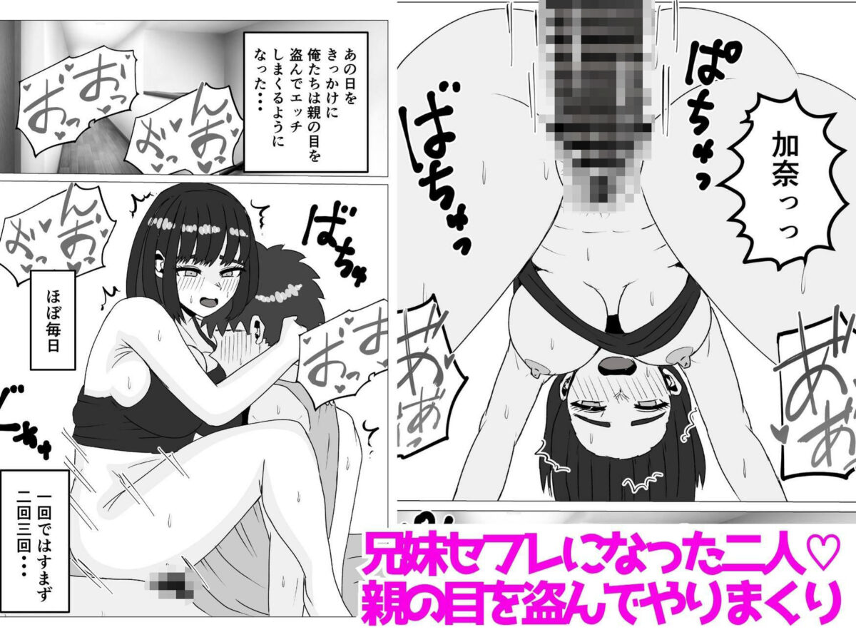 兄妹セフレ〜親の再婚で新しくできた妹と毎日交尾してます〜【すとねす】 画像6