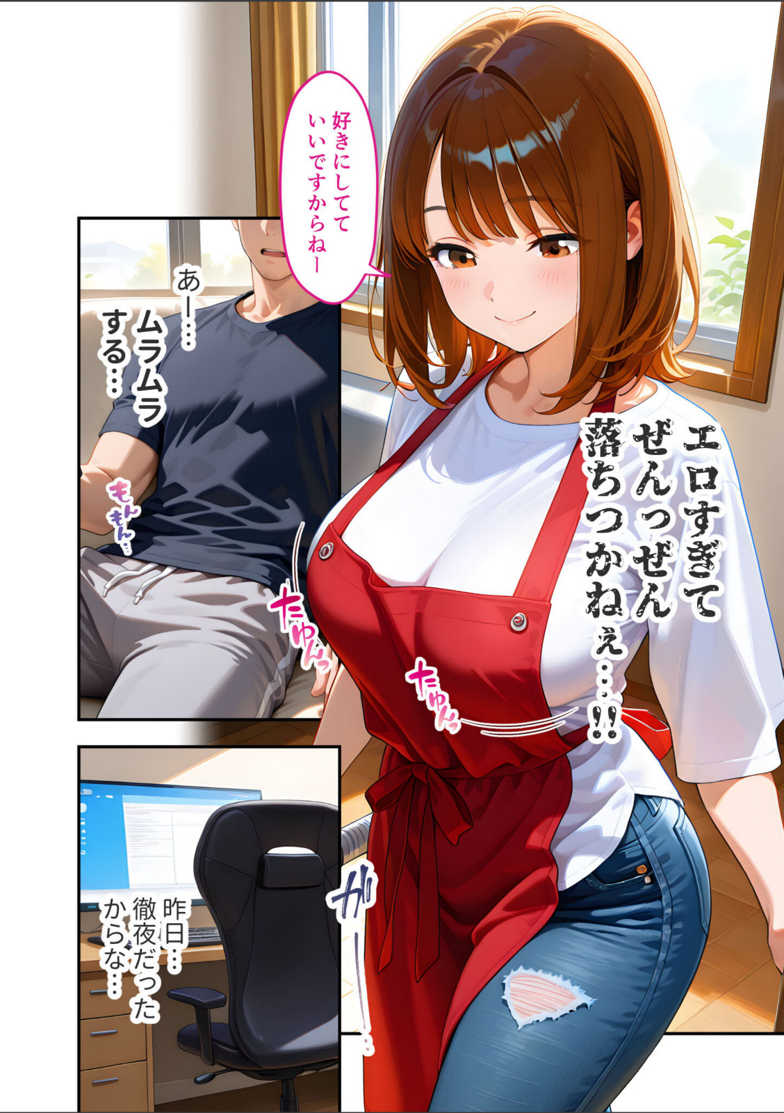 家性婦の成瀬さんは竿のお掃除までしてくれる 〜爆乳・爆尻持ちのド変態お姉さん〜 モザイク版【ラビットフット】 画像6