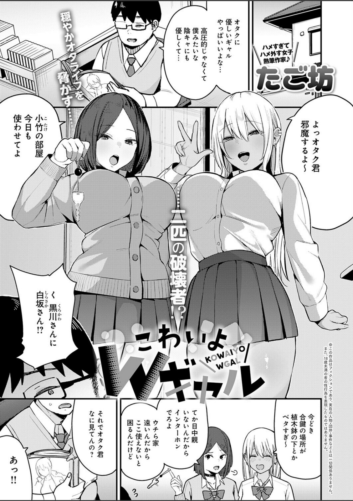 こわいよWギャル【たご坊】 画像1