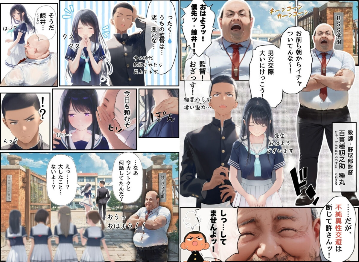 想いを寄せていた幼馴染みが中年メタボ教師(BMI40)と肉体関係だった件【竿役が種付けおじさんじゃないとヌケないんだが・・・】 画像3