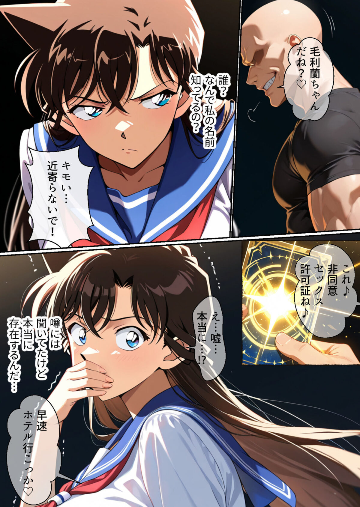 非同意性交許可証で名探偵美女たちと俺だけのハーレムを築く 1【嵐木圭】 画像3