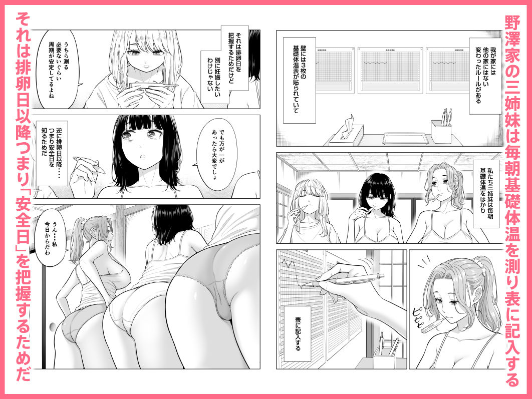 お義父さんの性欲処理は私たち三姉妹のもちまわりっ【伊達ろく】 画像2