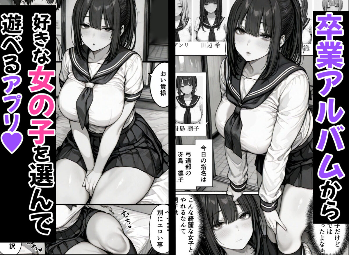 卒アル催●アプリ クラスメイトを催●支配できる卒業アルバム大全集 【総集編・セット作品】【ももみ屋】 画像1