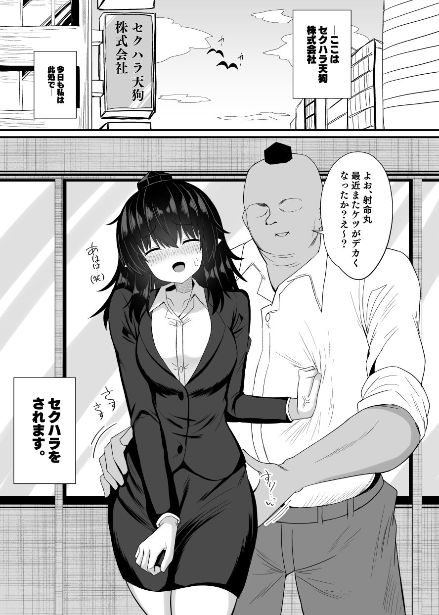 OL射命丸文  セクハラ本【tomika堂】 画像1
