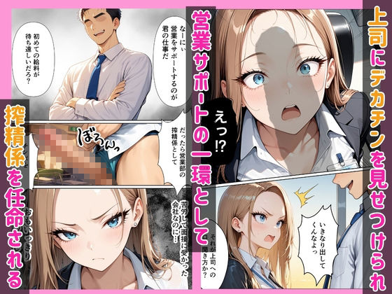 新卒問題ギャル 3人の上司のデカチンでお仕置きセックス 搾精されまくった話【しこたま本舗】 画像5