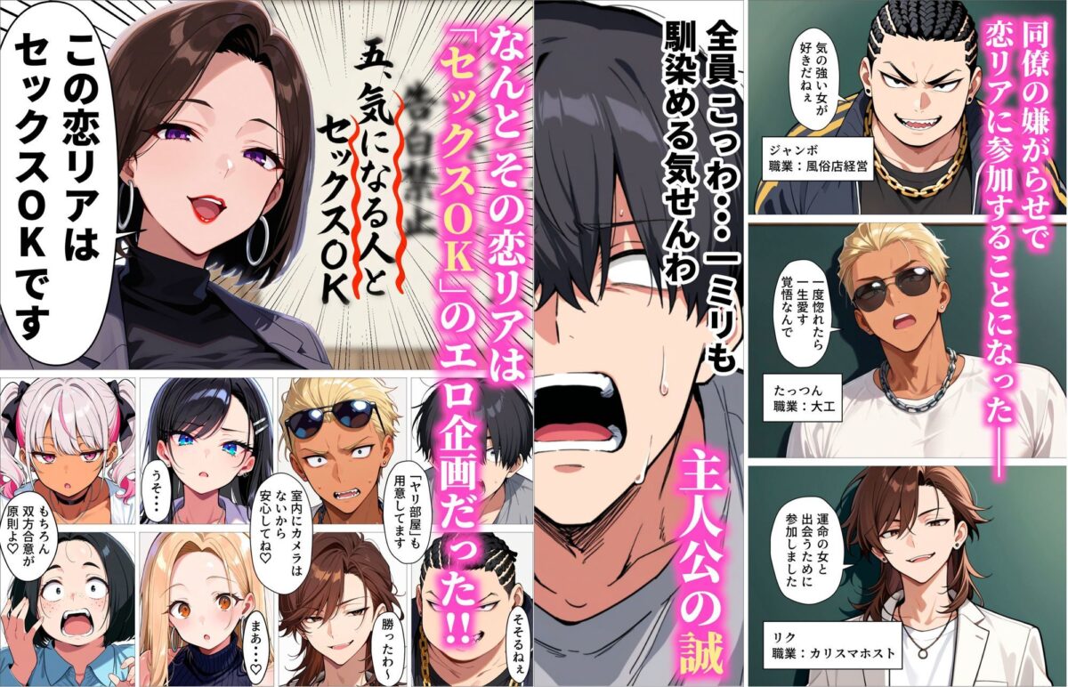 ギャル上等〜「セックスOK」の恋愛リアリティーショーで童貞が巨根無双する話〜【okita】 画像3