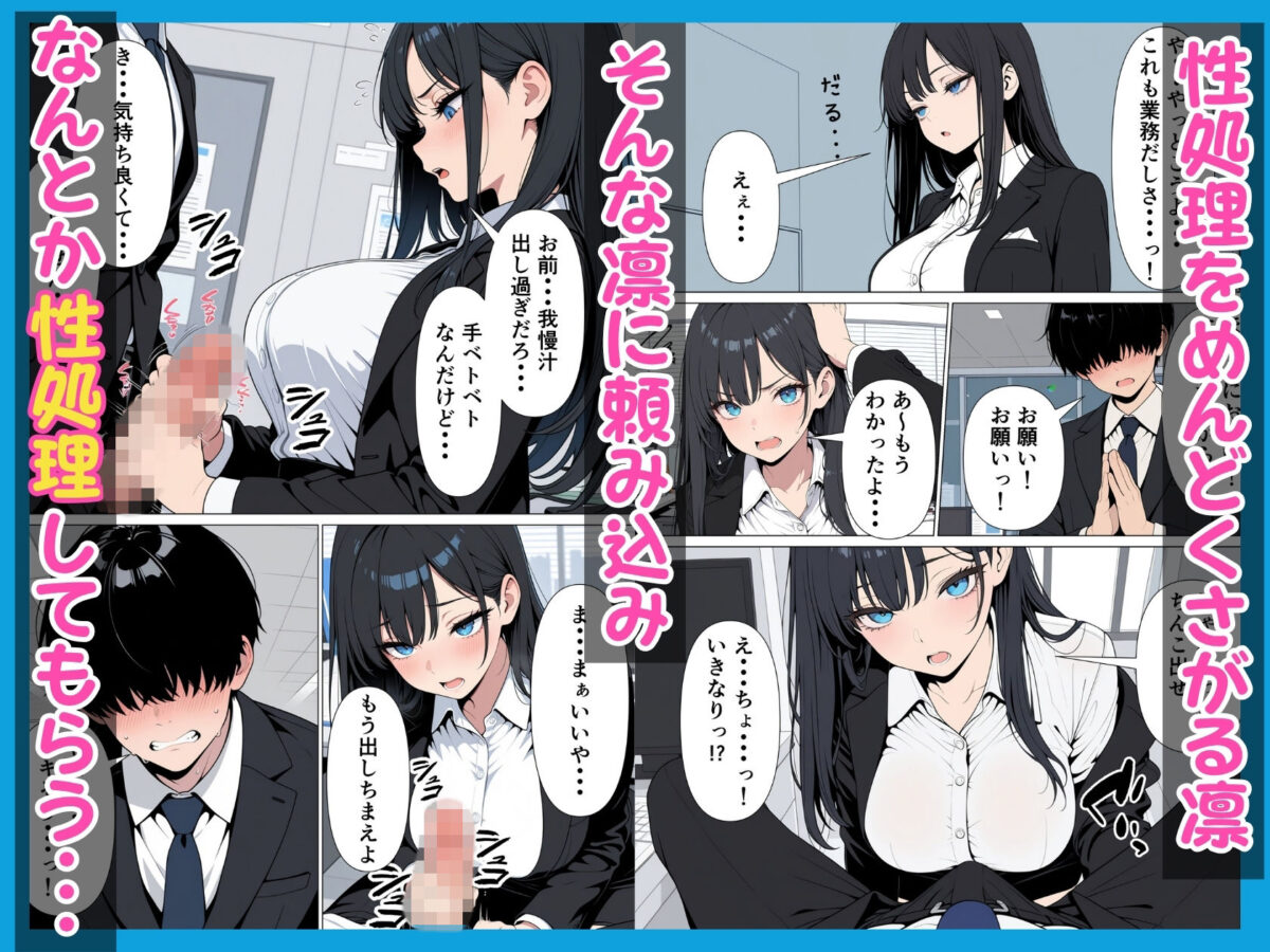 性処理係のクールギャルに媚薬を盛って潮だくあまあまセックス【かんてん】 画像3