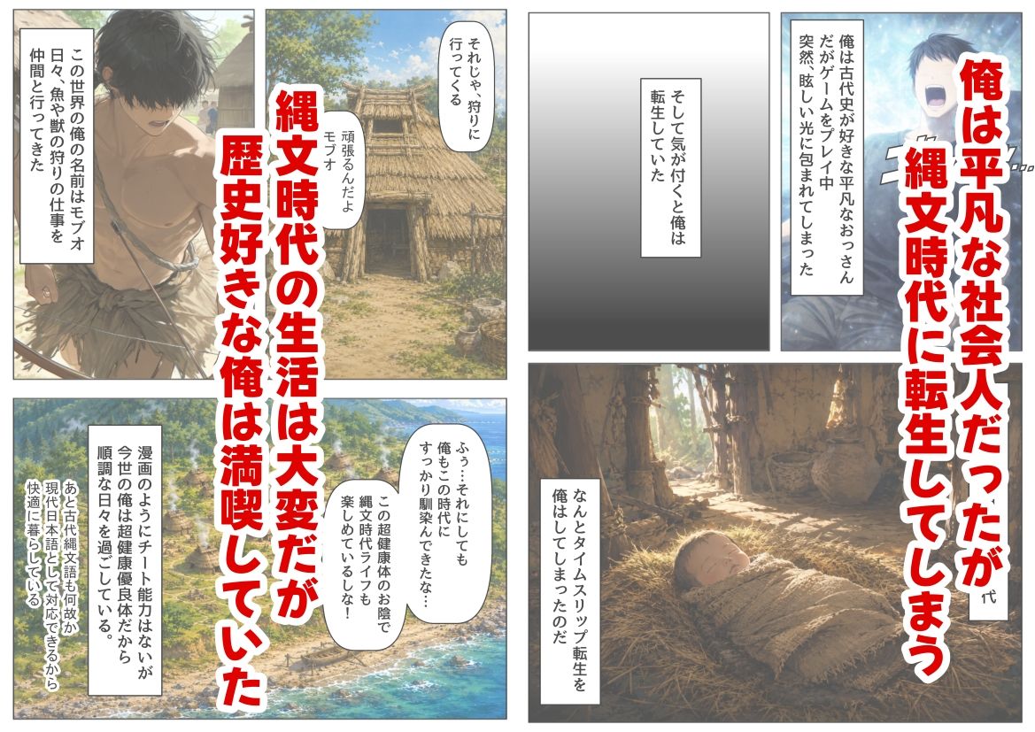 縄文時代に俺が転生したら、性風習が叡智すぎた件【【ハマダ商店】】 画像1