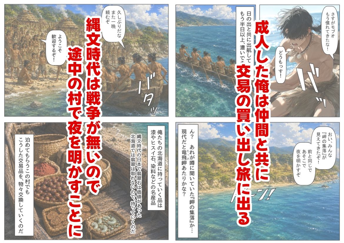 縄文時代に俺が転生したら、性風習が叡智すぎた件【【ハマダ商店】】 画像2