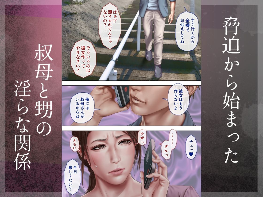 叔母真奈美  夫婦の寝室で同人AV撮影される  あこがれの叔母を寝取る3【ミルフ書房】 画像1