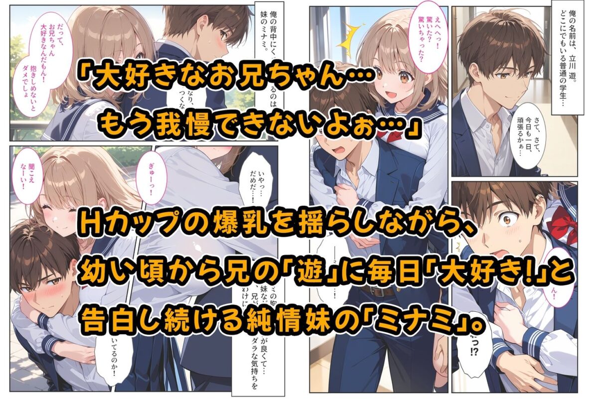 間違って媚薬を飲んで発情しちゃった爆乳妹が大好きな兄に中出しおねだりしてきた！【StudioSR（妹･人妻･巨乳推し）】 画像1