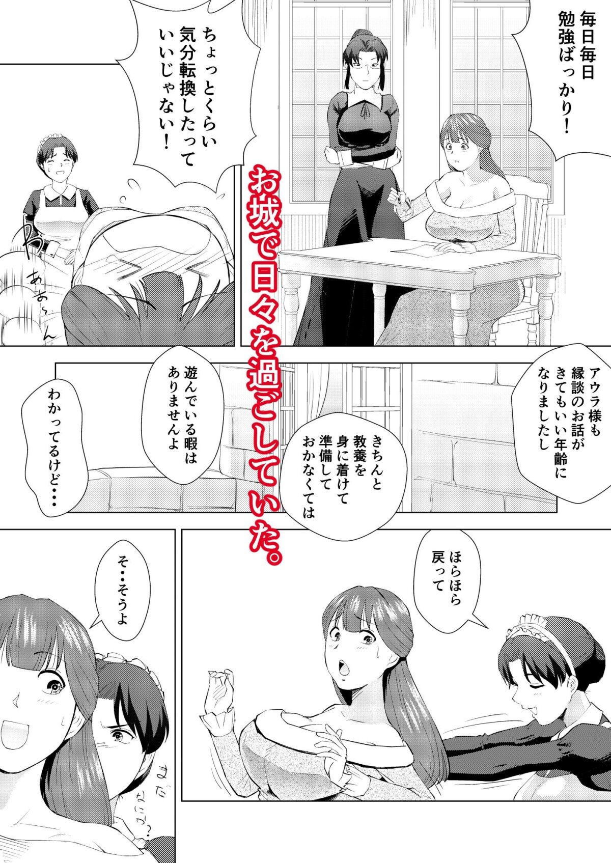 無知な王女のお仕事体験 娼館で初めての性交【塩パン】 画像2