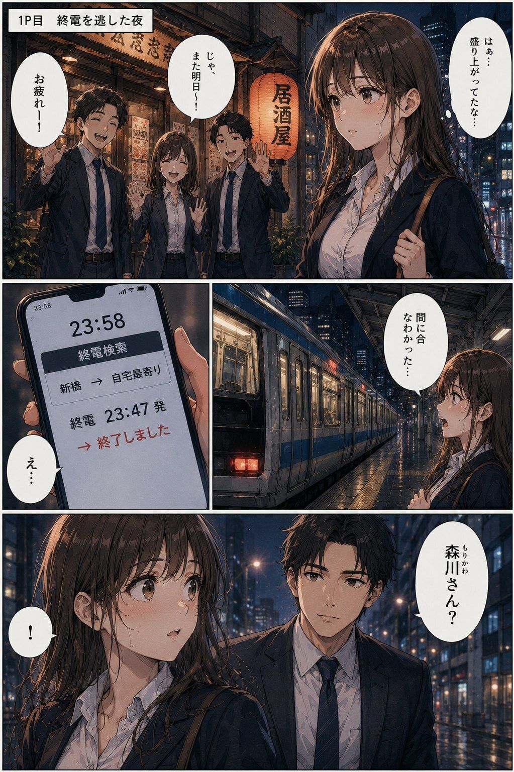 新入社員の彼女は、終電を逃した夜を忘れられなかった ―教育係の上司と、もう一度だけ―【夜更け文庫】 画像1