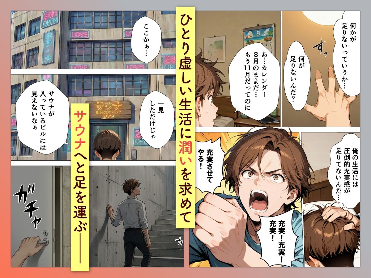 巨乳美女熱波師が裸でサービスしてくれるプライベートサウナ行ってみた【妄想体験コミック@MTコミック】【おおつむぎ！】 画像3