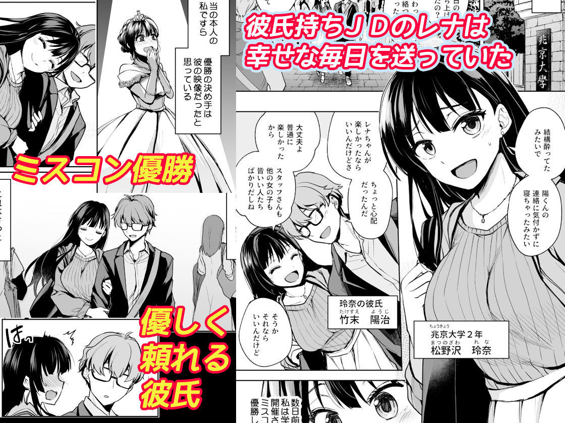 思い出は汚される -美人な彼女が堕ちるまで-【トウケツ斜面】 画像1