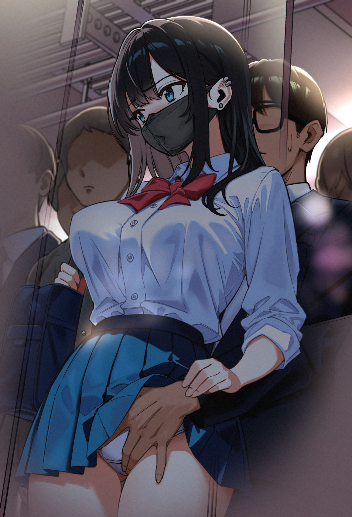 電車、女子〇生。【とかもす】 画像8