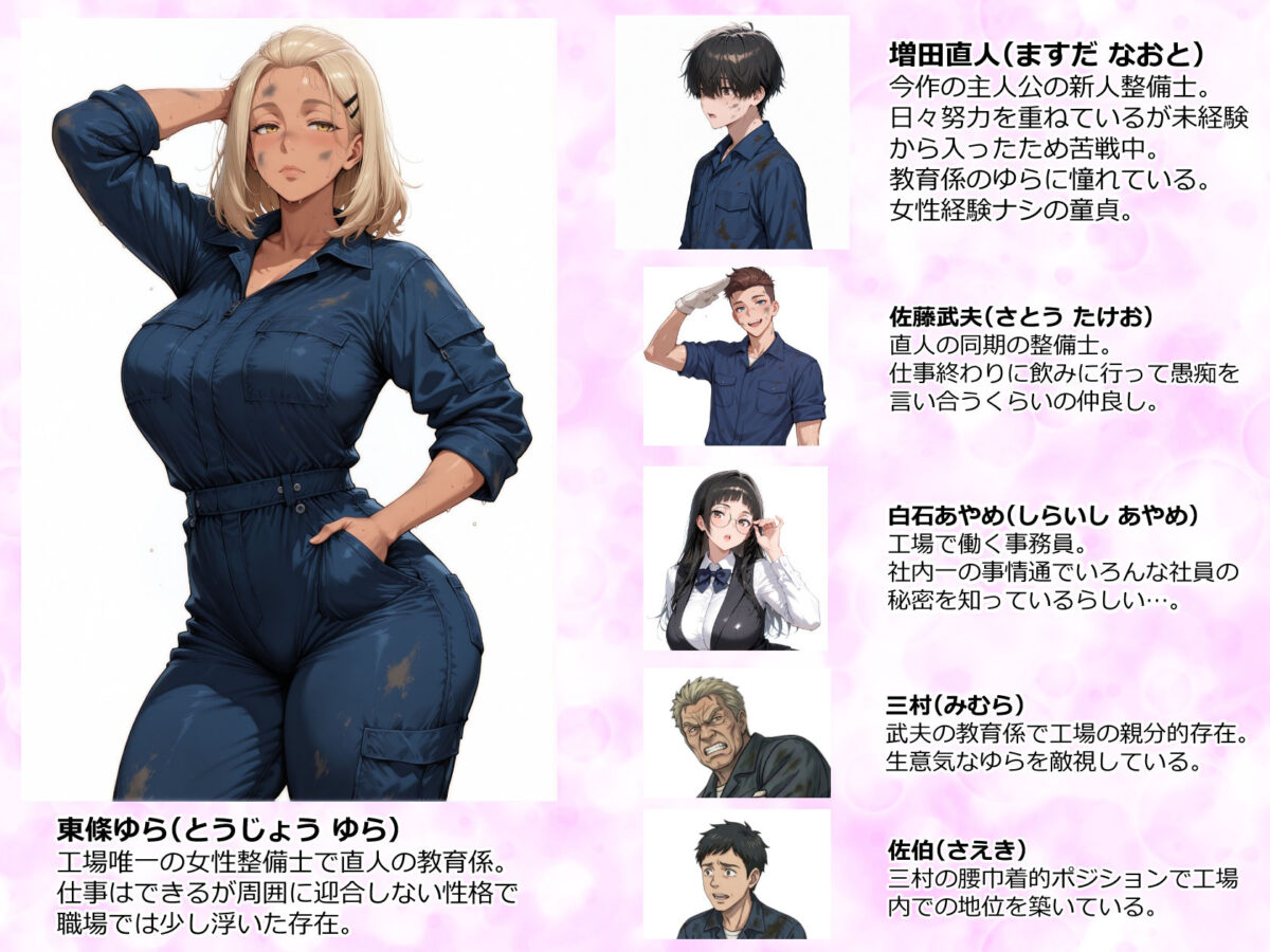 整備工場の爆乳ギャル先輩が実はエロ配信者だった話 〜新人整備士の俺だけが知る彼女の秘密〜【人妻が薫る部屋】 画像1