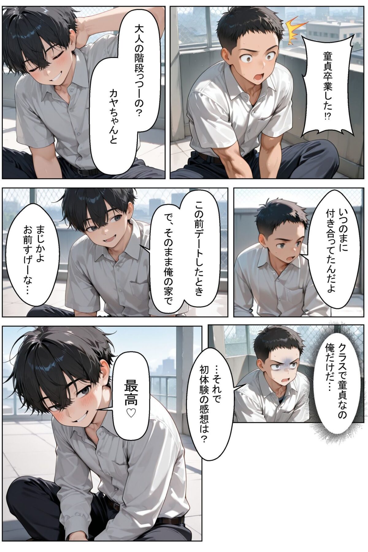 初めてできた彼女は巨乳のクラスメイトでした【おくいち】 画像1