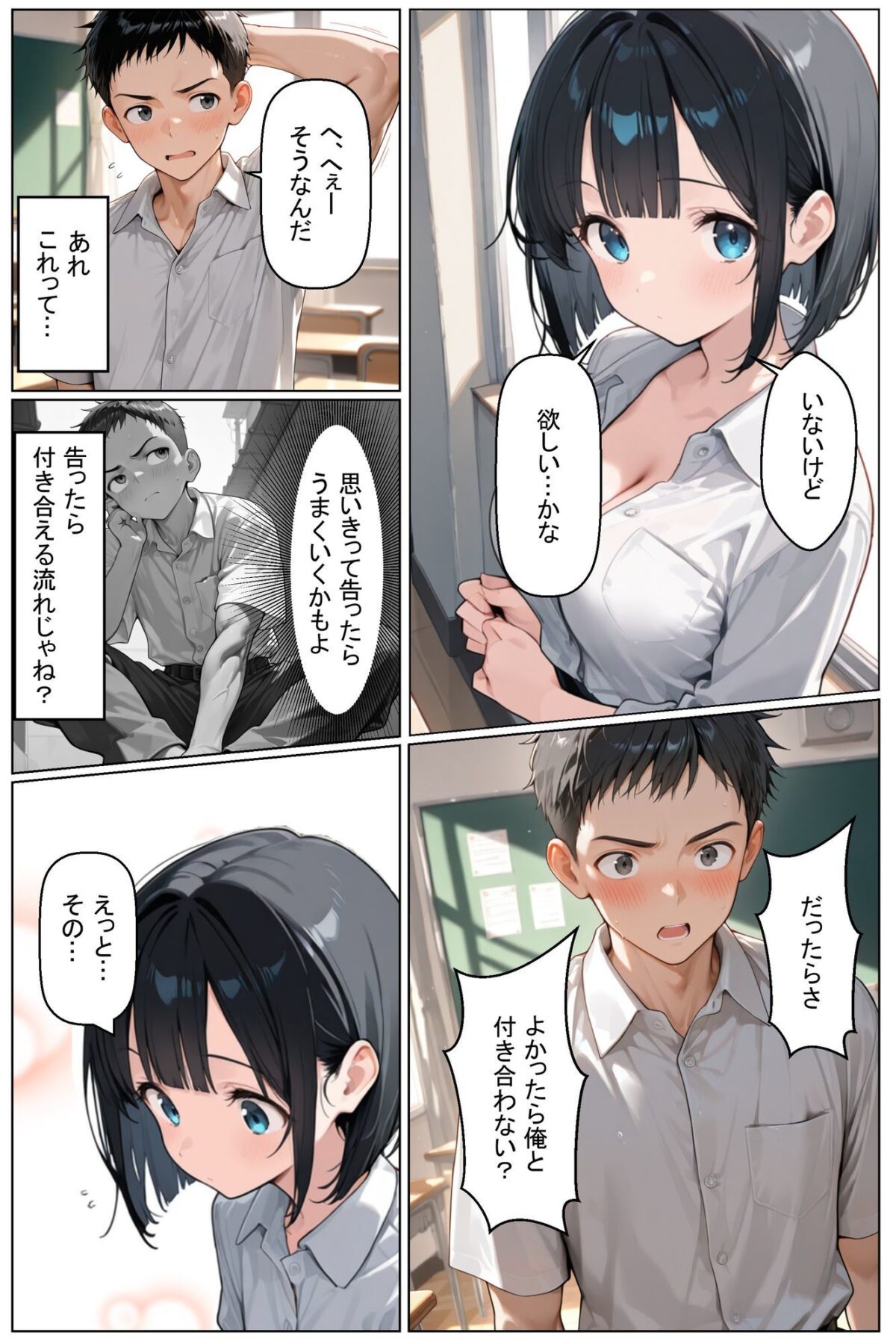 初めてできた彼女は巨乳のクラスメイトでした【おくいち】 画像4