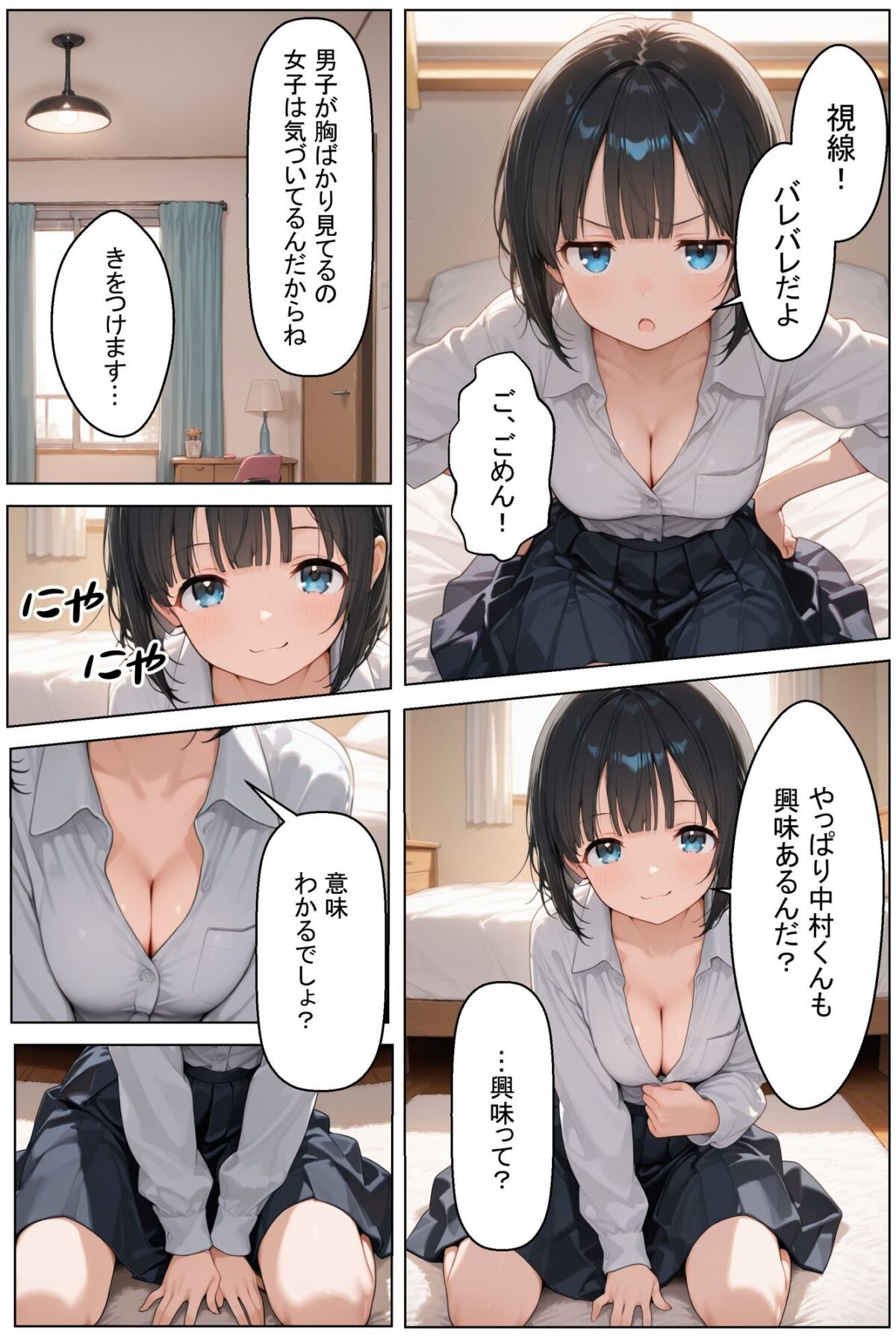 初めてできた彼女は巨乳のクラスメイトでした【おくいち】 画像7