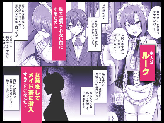 貧乳ユートピアの隠れ巨乳2 〜禁制爆乳バレから始まる王子専属Wメイド種付け教育〜【りふれぼコミック】【ヴァリオス】 画像2