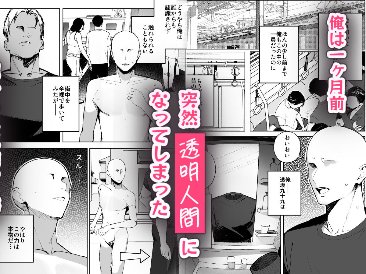 孤独のセックス 〜透明人間なので人妻もギャルもNTRしても無罪です〜【聖華快楽書店】【エルトリア】【めめ】 画像1