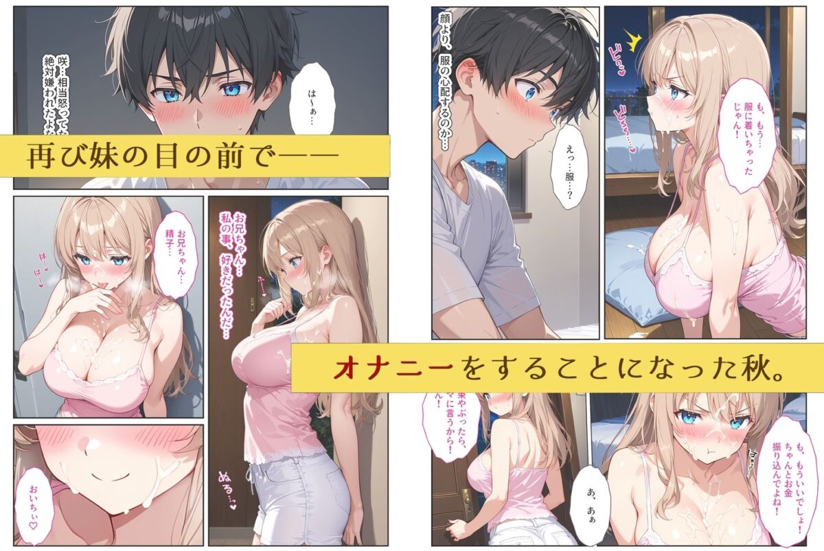 爆乳の妹をオカズにオナっていたのがバレたら妹が欲情して中出しセックスしまくった話【StudioSR（妹･人妻･巨乳推し）】 画像6