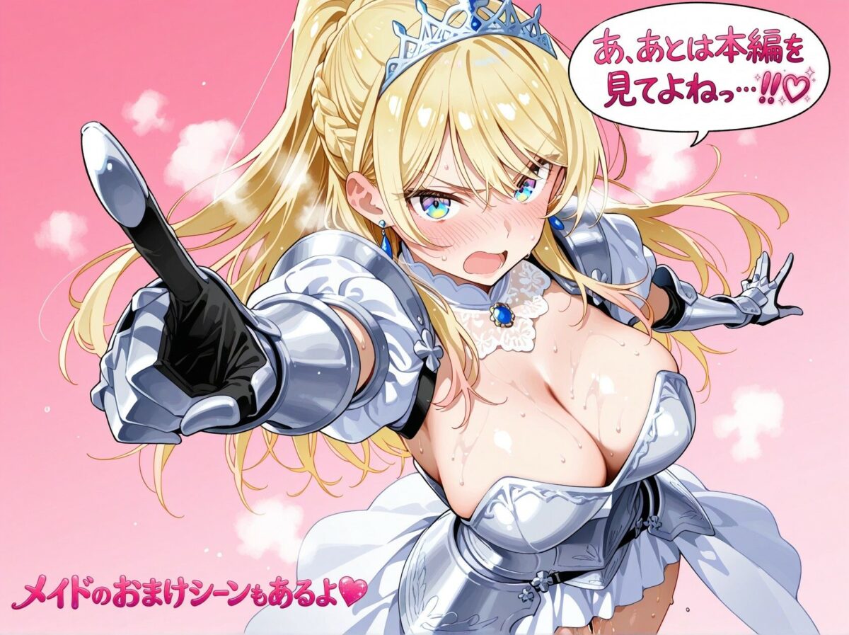 女騎士団長 どすけべ性交録 Vol.1:気高き王女のお漏らしメス堕ちせっくしゅ(はーと)【プリンセスランド】 画像10
