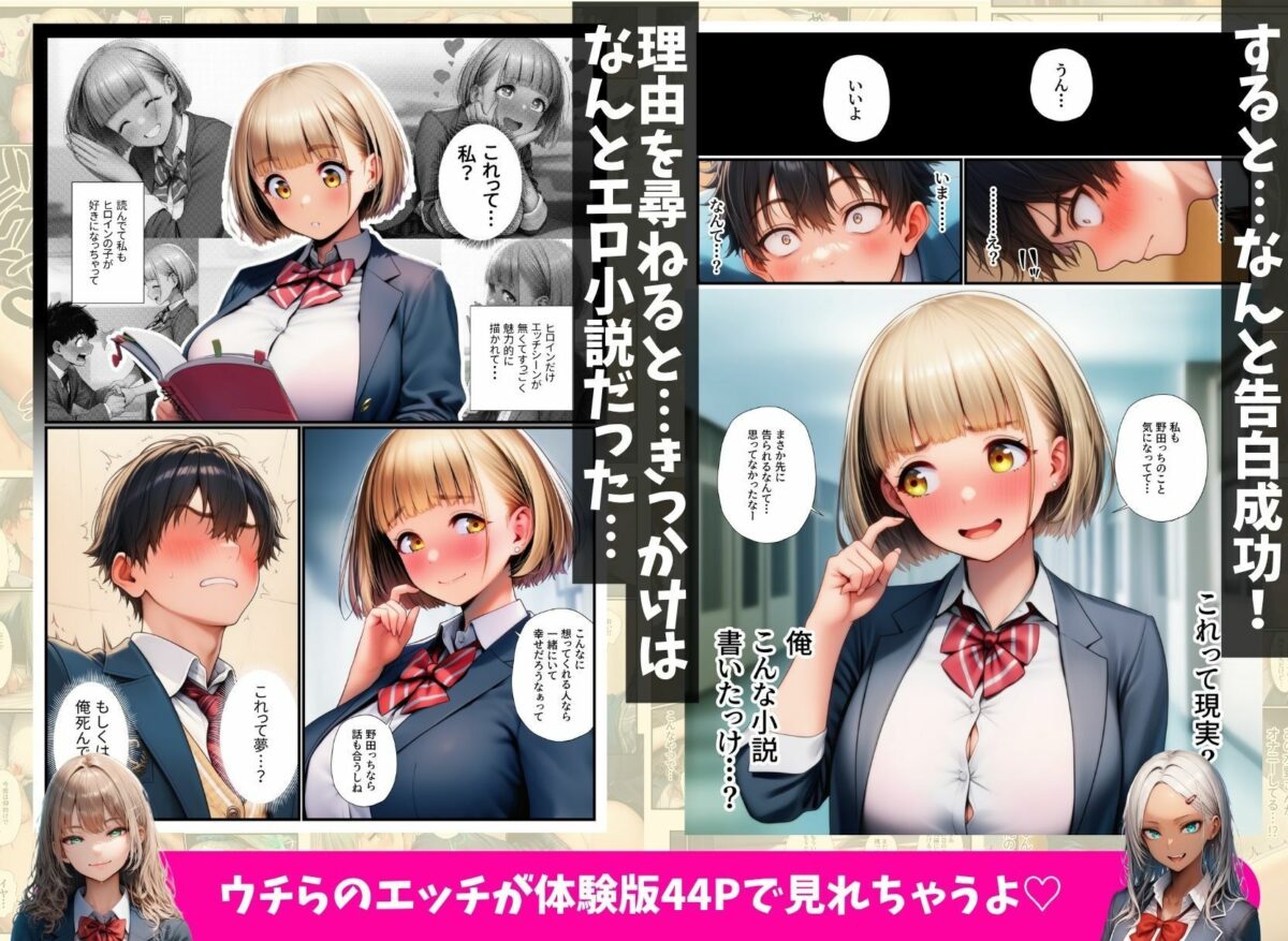 オタクの俺をいじめる一軍ギャル達をエロ小説のネタにしたらホントに中出しセックスできちゃった話【まんまん屋】 画像8