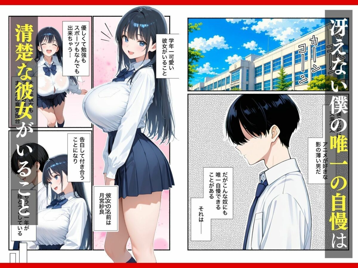 清楚系彼女が寝取られ絶頂しメス堕ちする話【餅餅きなこ】 画像1