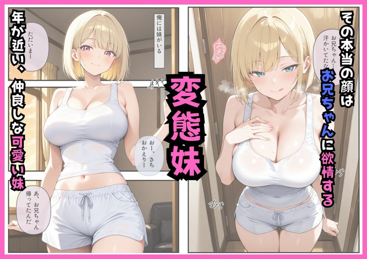 俺のことが好きすぎる妹に襲われたので中出し孕ませセックスをする！【しゅんぽ出版】 画像1