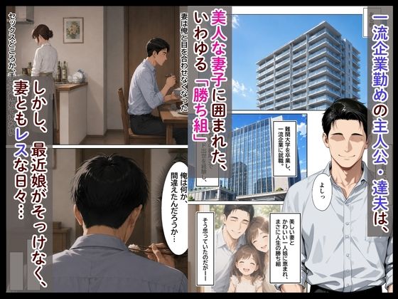 隣の部屋に住む爆乳黒ギャルが娘と喧嘩した当てつけに俺を射精管理してきた話【ぽこたろう】 画像1