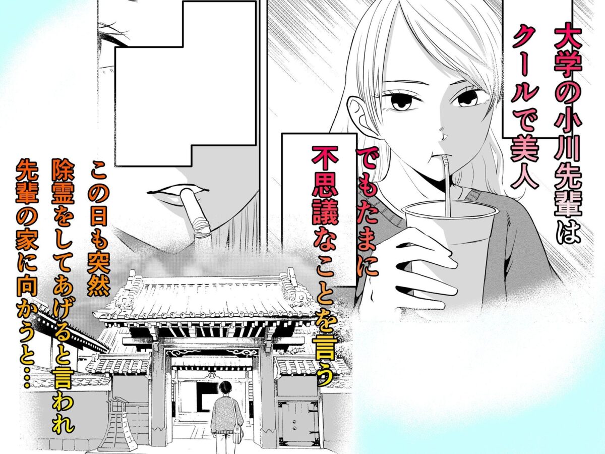 クールな先輩はケツ穴で除霊する【ひなかりん】 画像1