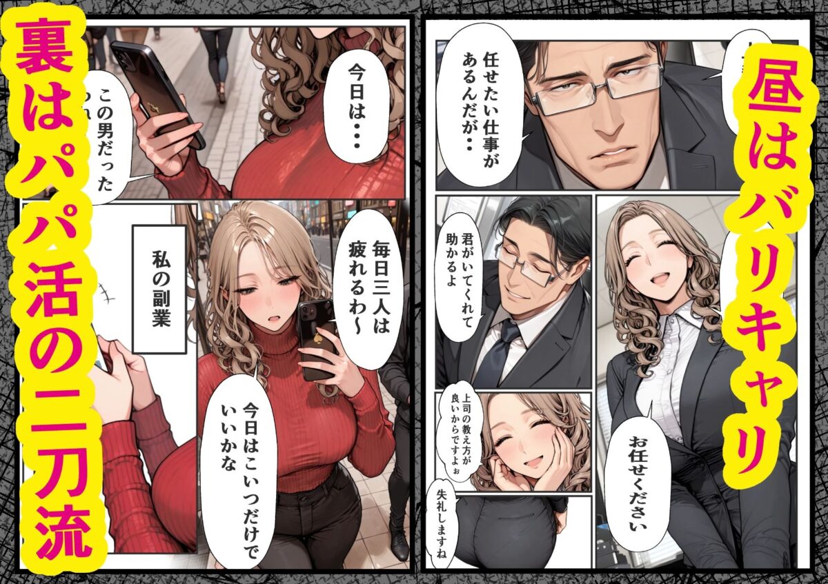 パパ活狩り。バリキャリ爆美女を全破壊する話【あぶの〜まる】 画像2