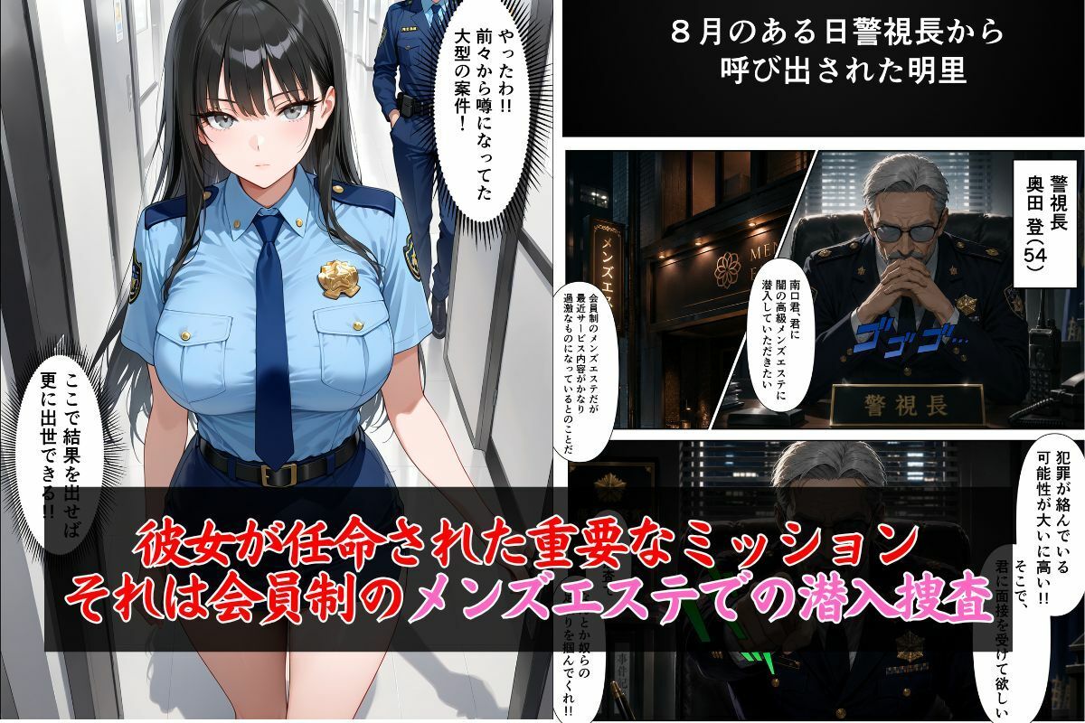 潜入捜査失敗 。〜巨乳女警の淫らな末路〜【メイドとナイト】 画像2
